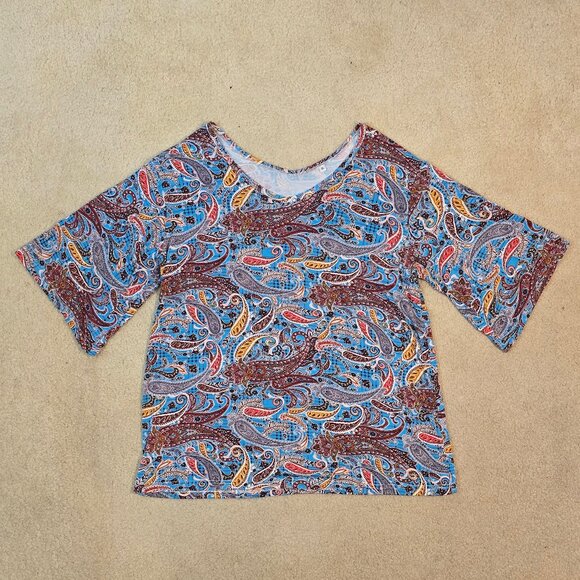 Colorful Paisley Blouse - Picture 7 of 7